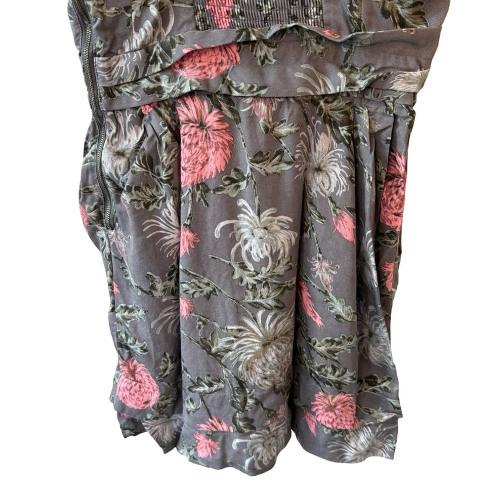 Wilfred Convertible Floral Dress Size 8 Sweetheart Neckline Pockets Party - Picture 11 of 11